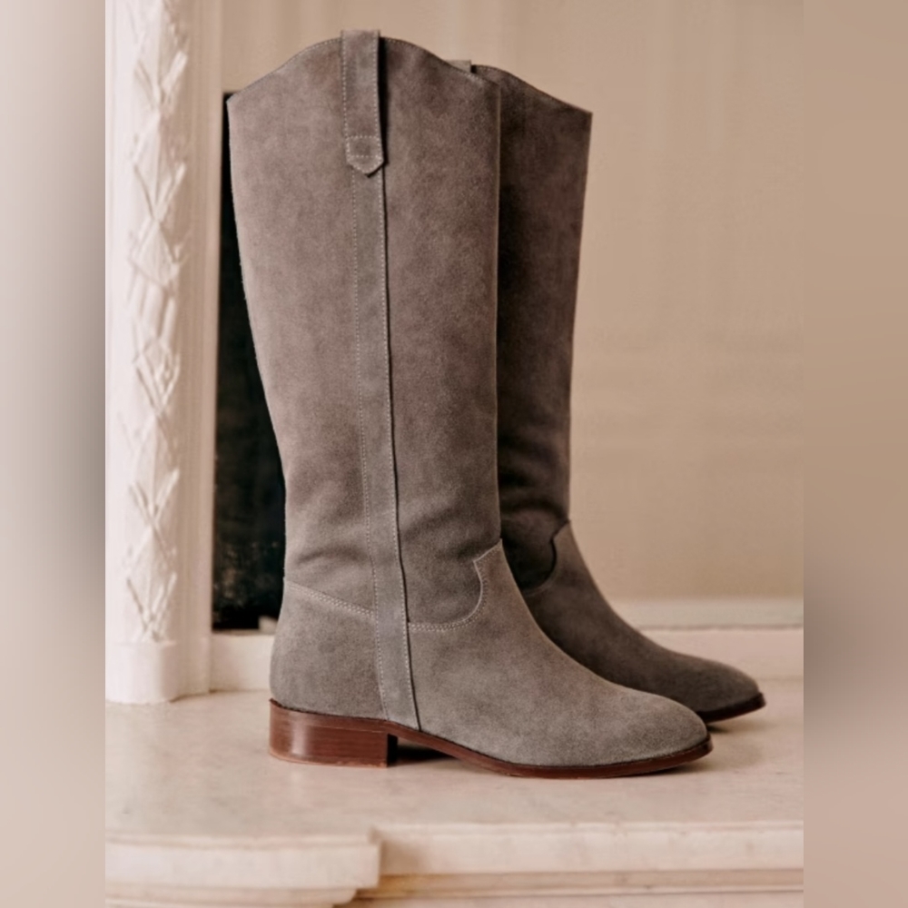 Rag & Bone Suede Nuetral Knee High Riding Boots 41